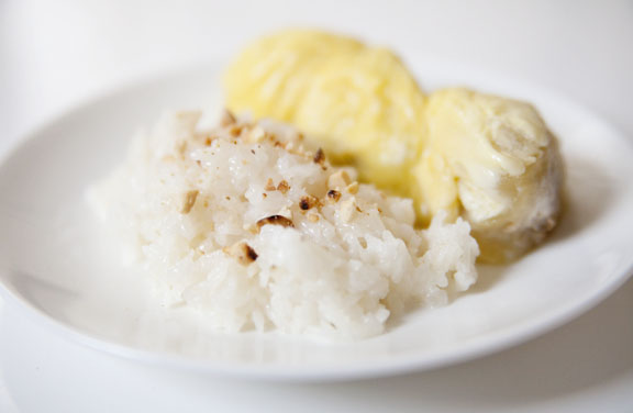 durian sticky rice | meat loves salt
